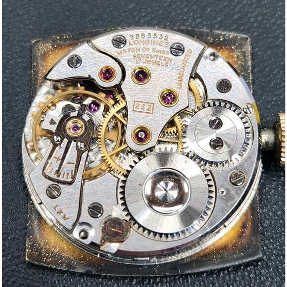 Vintage LONGINES Cal. 23Z, Men’s wristwatch, 1956, Manual Wind,10k Filled, Works - Picture 4 of 12